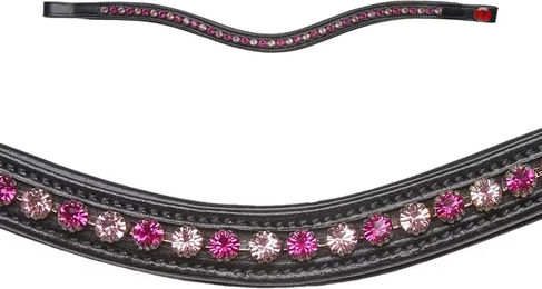 Produktbild von Kieffer Stirnband für Pferde aus Kunstleder in Schwarz