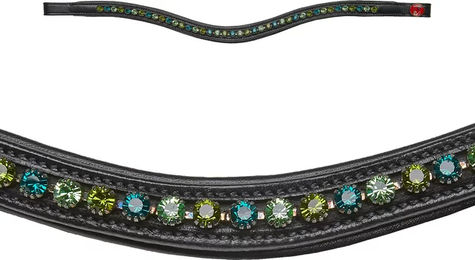 Produktbild von Kieffer Stirnband für Pferde aus Kunstleder in Schwarz