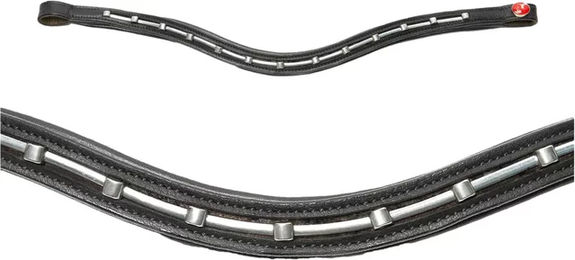 Produktbild von Kieffer Stirnband Ultrasoft Economy II für Vollblut in Schwarz