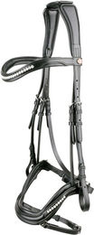Kieffer Trensenzaum Ultrasoft Luna aus Leder für Warmblut in Schwarz oder Weiß – Bild 1 von 5