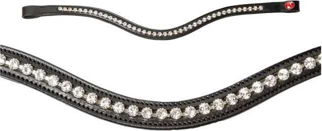Produktbild von Kieffer Ultrasoft Fashion Stirnband für Pferde aus Leder