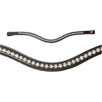 Produktbild von Kieffer Ultrasoft Fashion Stirnband für Pferde aus Leder