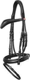Produktbild von Kieffer Ultrasoft Haflinger Trense mit Curved Browband und gefüttertem Leder