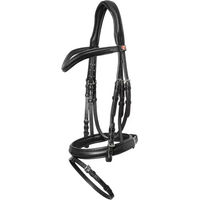 Produktbild von Kieffer Ultrasoft Haflinger Trense mit Curved Browband und gefüttertem Leder