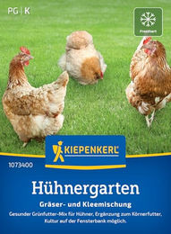 Kiepenkerl Hühnergartensamen Gräser- und Kleemischung als Ergänzungsfutter für Hühner – Bild 1 von 6