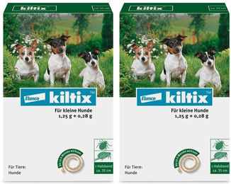 Kiltix Halsband von Elanco gegen Zecken und Flöhe für kleine Hunde mit 7 Monaten Wirkung – Bild 1 von 3