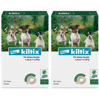 Produktbild von Kiltix Halsband von Elanco gegen Zecken und Flöhe für kleine Hunde mit 7 Monaten Wirkung