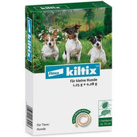 Produktbild von Kiltix Zecken- und Flötenhalsband für kleine Hunde 1 Stück