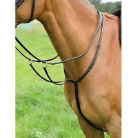 Produktbild von Kincade Ringmartingal Classic aus Leder für Pferde in Schwarz (Cob)
