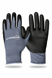 Produktbild von Kingsland Arbeitshandschuhe KLBlake Blue Bering Sea Blau aus Gummi Unisex