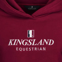 Produktbild von Kingsland Classic Hoodie Unisex aus Baumwolle in Rot Grösse L