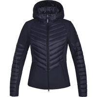 Produktbild von Kingsland Classic Hybrid Reitjacke für Damen als Steppjacke mit Softshell in Blau