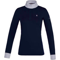 Produktbild von Kingsland Classic II LS Turniershirt Damen Langarm aus Polyester in Weiß oder Blau