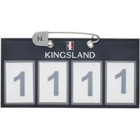 Produktbild von Kingsland Classic Kennzeichen mit 4 Fächern und Startnummern 2er-Pack