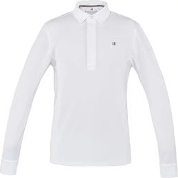 Produktbild von Kingsland Classic KLC-SS-215 Reitshirt für Herren in Weiß Größe XXL