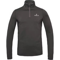Produktbild von Kingsland Classic Limited Langarm-Trainingspolo Reitshirt für Herren in Grau oder Schwarz