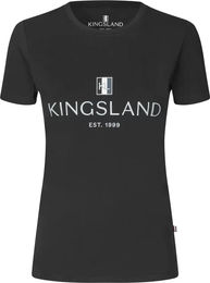 Kingsland Classic Logo Reitshirt Damen Schwarz Baumwolle XS – Bild 1 von 4