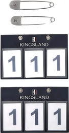 Kingsland Classic Nummernhalter für Schabracken 2er Pack – Bild 1 von 2