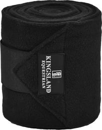 Produktbild von Kingsland Classic Polobänder Gamaschen aus Polyester Schwarz 2er Pack für Pferde