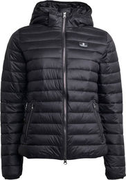 Kingsland Classic Reitjacke Damen aus Nylon wasserdicht und gefüttert Schwarz XS – Bild 1 von 8