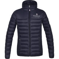 Produktbild von Kingsland Classic Reitjacke für Kinder mit Softshelleinsatz und wasserabweisendem Nylon in Blau Größe 134-140