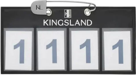 Kingsland Classic Reitnummernhalter 2er-Pack mit 4 Fächern – Bild 1 von 2