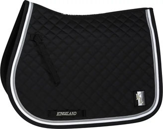 Kingsland Classic Springschabracke für Ponys in Schwarz aus Polyester – Bild 1 von 2