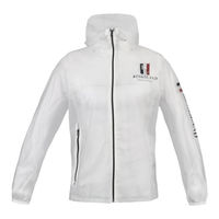Produktbild von Kingsland Classic Transparente Unisex Regenjacke aus Kunststoff mit Kapuze und getapten Nähten Größe XL