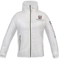 Produktbild von Kingsland Classic Transparente Unisex Regenjacke mit Kapuze und getapten Nähten aus PVC in Weiß XS