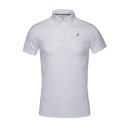 Produktbild von Kingsland Classic Turniershirt Kurzarm Herren Weiß Wasserabweisend
