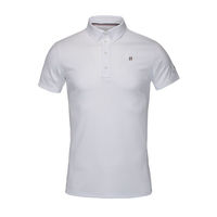 Produktbild von Kingsland Classic Turniershirt Kurzarm Herren Weiß Wasserabweisend