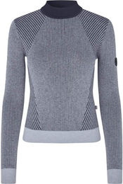 Kingsland Damen Langarmshirt Gerippt Longsleeve Quarry Grau XS aus Baumwolle Wolle und Kaschmir – Bild 1 von 1