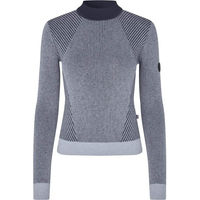 Produktbild von Kingsland Damen Langarmshirt Gerippt Longsleeve Quarry Grau XS aus Baumwolle Wolle und Kaschmir