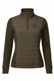 Produktbild von Kingsland Damen Pullover KLSaffron Green Black Ink für den Winter