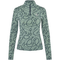 Produktbild von Kingsland Damen Trainingsshirt Larissa aus Mesh Green Agave Größe L
