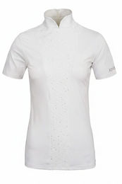 Produktbild von Kingsland Damen Turniershirt KLBridget Weiß Reitshirt für Frühling und Sommer