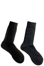 Kingsland Eques Socken KLDag Black/Grey Unisex Winter 2er Pack – Bild 1 von 1