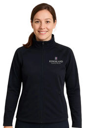 Produktbild von Kingsland Fleecejacke KLClassic Reitjacke Unisex Navy Blau wasserabweisend