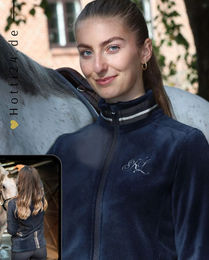 Produktbild von Kingsland Fleecejacke Klester Reitjacke für Damen in Navy Blau