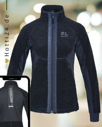 Produktbild von Kingsland Fleecejacke Shepard Reitjacke Blau aus Polyester für Herbst und Winter