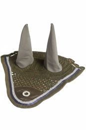 Produktbild von Kingsland Fliegenhaube aus Baumwolle in Grün Black Ink