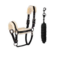 Produktbild von Kingsland Halfter und Strick Set mit Fell KLLexie Schwarz