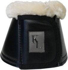 Kingsland Hufglocken Classic Gamaschen aus Kunstleder Schwarz Größe M – Bild 1 von 4