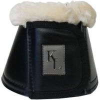 Produktbild von Kingsland Hufglocken Classic Gamaschen aus Kunstleder Schwarz Größe M
