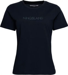 Produktbild von Kingsland Jolina Reitshirt für Damen aus Baumwolle Blau Größe M