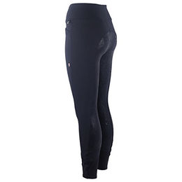 Produktbild von Kingsland Katja Pull-On Fullgrip Reitleggings Damen Blau Größe 42