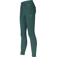 Produktbild von Kingsland Kimi A Shape Reithose Damen Full Grip Grün Größe 38 wasserabweisend