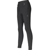Produktbild von Kingsland Kira Reithose für Damen mit mittlerem Grip und wasserabweisender Eigenschaft in Schwarz Größe 44
