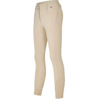 Produktbild von Kingsland Kira Reithose für Damen mit Vollgriff und wasserabweisender Beschichtung in Beige Größe 38