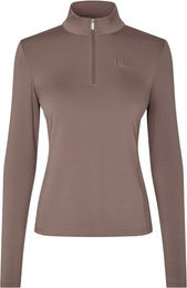 Kingsland KLAngelina Trainingsshirt Damen Zip-Shirt Brown Iron Größe XS – Bild 1 von 1